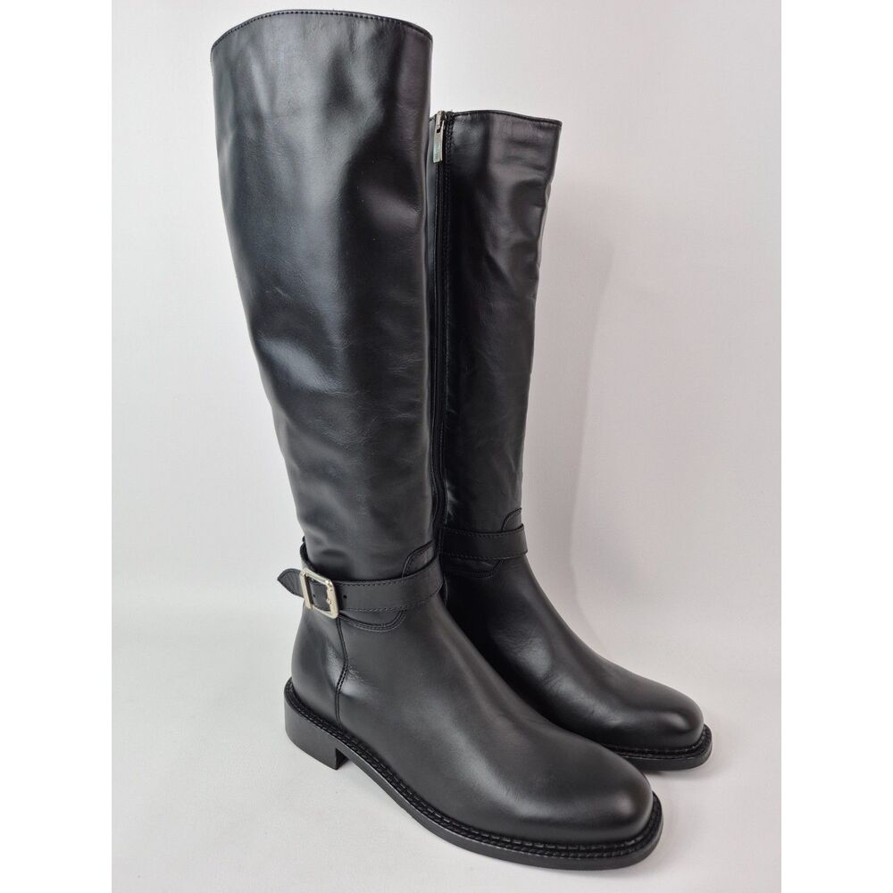 La Canadienne Women's Black Stevie Leather Boots Size 8.5 M